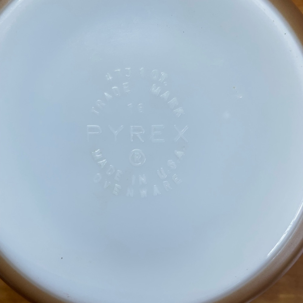 PYREX VINTAGE EARLY AMERICAN PATTERN 1 QT 473 - Picture 3 of 10